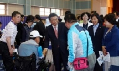 2009 장애인기능경기대회 선수 격려