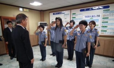 남부소방서,의용소방대원 보직 변경자 임명장 수여