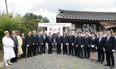 독립운동가 고헌 박상진 의사 기념비 제막