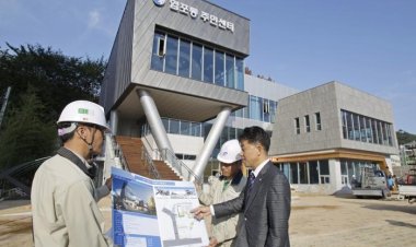 윤종오 북구청장, 염포동 주민센터 건립 현장 점검