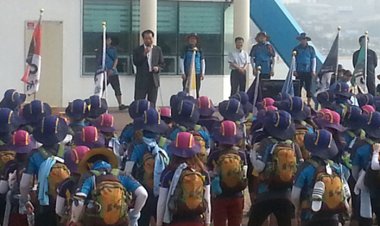 청년울산대장정 참가자 격려