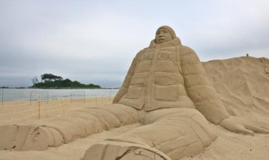 진하 모래 테마 파크 전시회