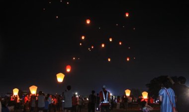 별에게 보내는 소망등 띄우기