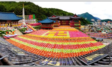 부산 삼광사 연등 장관