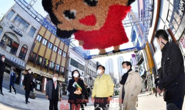 중구, 울산큰애기 모양 소원리본 현장 점검