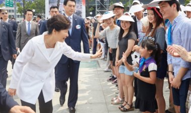 박근혜 대통령, 제70주년 광복절 중앙경축식 참석