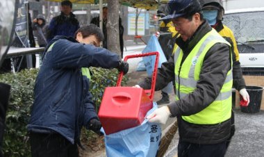 강길부 의원, 1일 환경미화원 체험활동 펼쳐