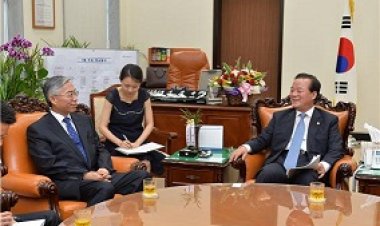 정갑윤 국회부의장, 추궈홍 주한 중국대사 접견·환담