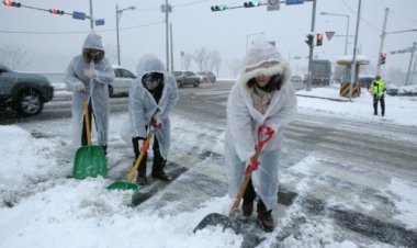 울산시, 전직원 제설 작업 투입