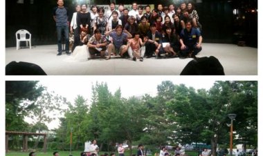 도심의 달빛 '편지' 때문에 서녘 길을 잠시 멈추다.