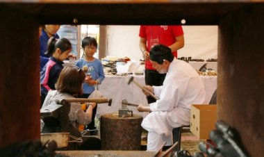 제12회 울산쇠부리축제...울산쇠부리 고대원형로 복원 실험