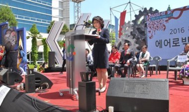 신영자 무용단장,울산북구 에어로빅스체조연합회장 취임식 가져