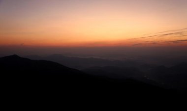 운해의 바다 오도산 -