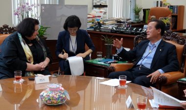 정갑윤 국회부의장, 펀리 駐韓 뉴질랜드 대사 접견