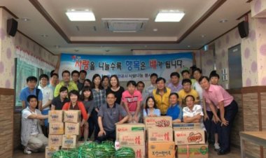 울산항만공사의 자원봉사 릴레이 열기 후끈