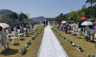 울주군 ‘작은 결혼식’ 잇따라 가져