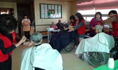 북정동 사랑나눔회 이,미용 봉사 활동펼쳐