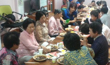 남목2동, 바르게살기운동 경로당 어르신께 삼계탕 제공