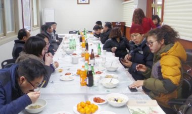반구1동 통정회, 떡국 나눔 행사