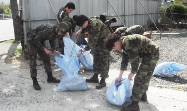 우정동 예비군 동대 환경정화활동