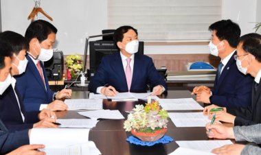 전국원전동맹, 국민의힘 김기현 원내대표와 면담 진행