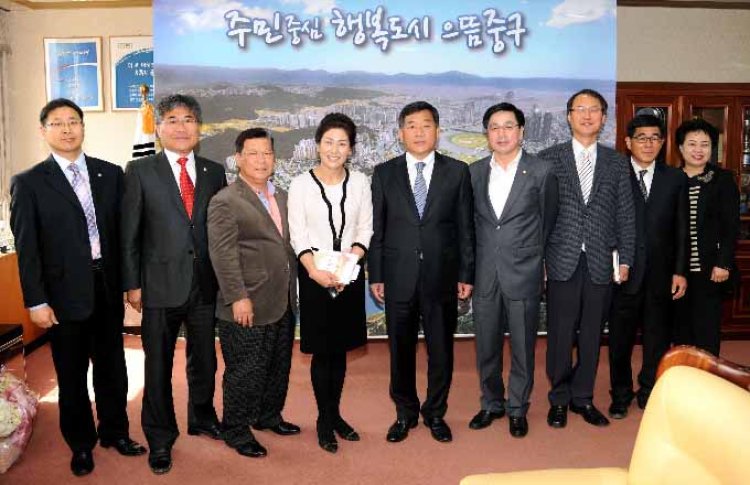 (사)울산 청소년 선도지도회 내방