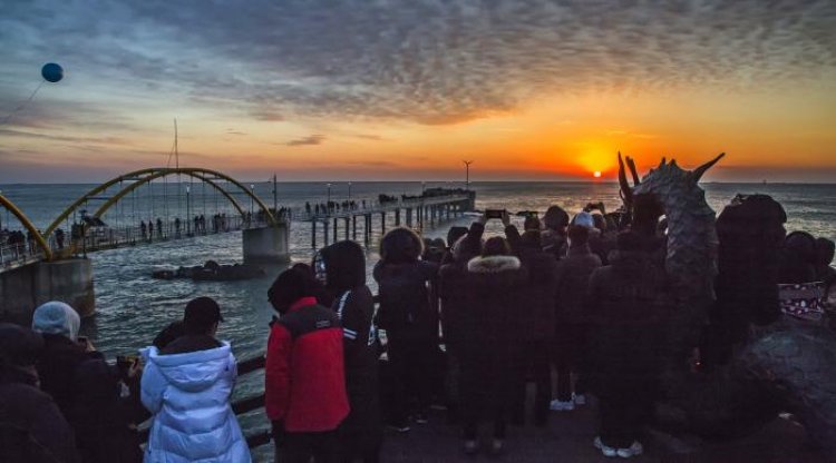 당사 해양 낚시공원 2019년 새해 해맞이 행사 개최