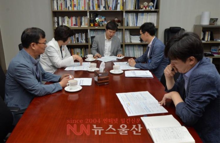 노옥희 울산교육감 국회의원 면담