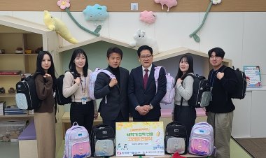 한국동서발전, 600만 원 상당 책가방 지원