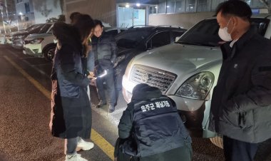 울주군, 체납차량 89대 번호판 야간영치