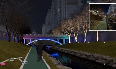 궁거랑 벚꽃에 빛을 더하다! ... 새로운 야간 볼거리 제공