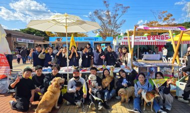 울산학생문화회관 학생자치단,  유기견 보호소에 벼룩시장 수익금 기부