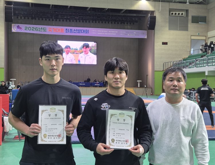 울산 남구청 레슬링팀 노영훈,  태극마크 달고 아시안게임 국가대표 뛴다